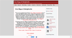 Desktop Screenshot of kravmagaofalbrightsville.com