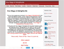 Tablet Screenshot of kravmagaofalbrightsville.com